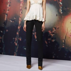 SOLD 🌙 Topshop LFW Slit Hem Crepe Trouser